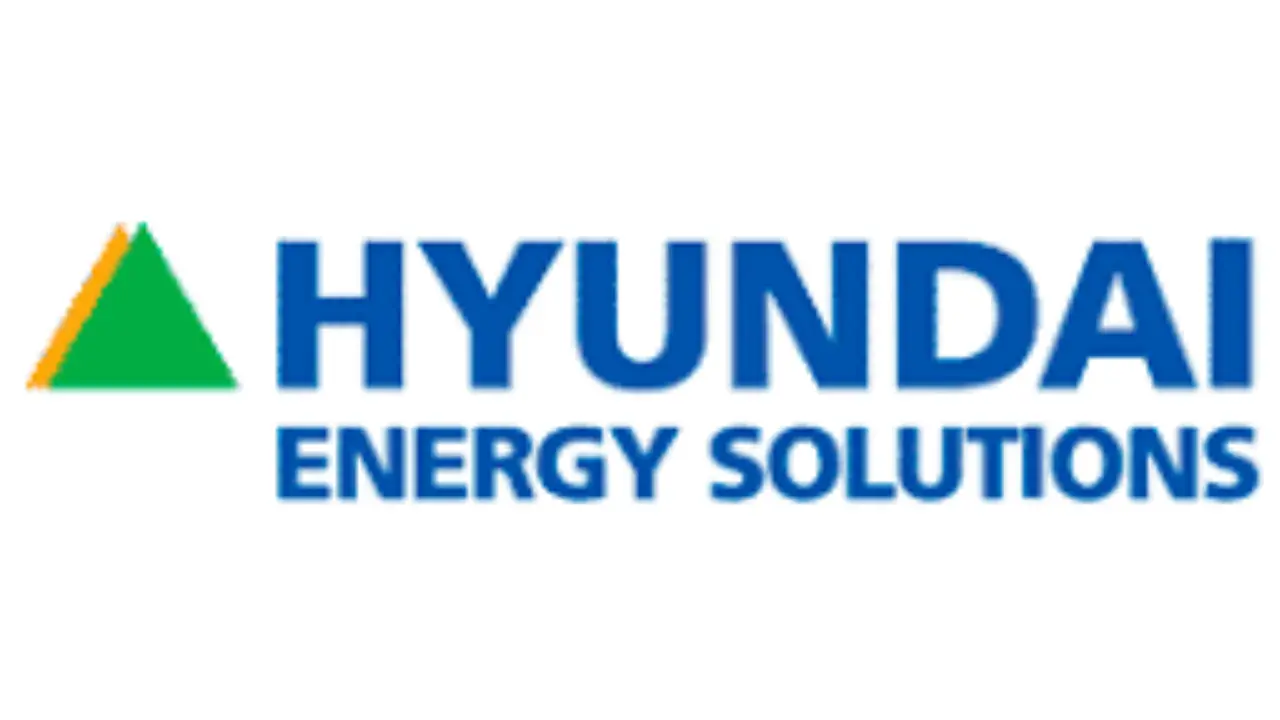 Hyundai Energy Solutions logo in green and blue